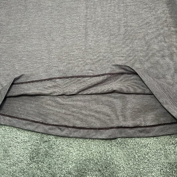 Lululemon Evolution Polo Mens Medium Agile Stripe Heathered Arctic Plum Obsidian - Picture 4 of 10